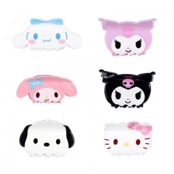 Sanrio Melody kitty Cinnamoroll Kuromi anime acrylic hair claw clip hairpin