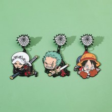 One Piece anime alloy brooch pins