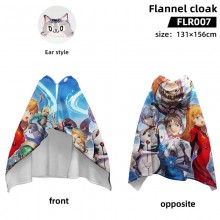 EVA anime flannel cloak