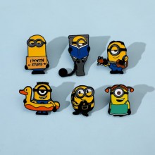 Despicable Me anime alloy brooch pins