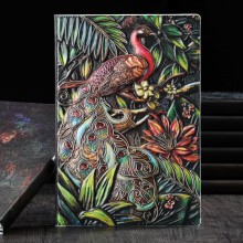 Peacock Vintage Embossed Masquerade A5 Notebooks H...