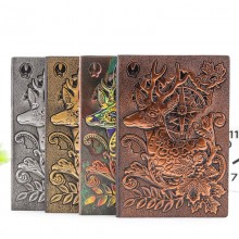 Deer Vintage Embossed Masquerade A5 Notebooks Hard...