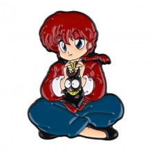 Ranma 1/2 anime alloy brooch pins