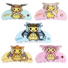 Pokemon anime acrylic hair claw clip hairpin