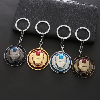 Iron Man movable alloy key chain keychains