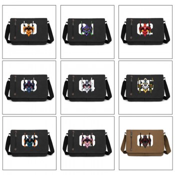 EVA anime retro canvas messenger crossbody shoulder bags