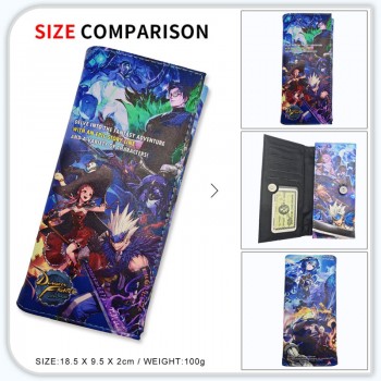 Dungeon &amp; Fighter game long wallets card holder purse