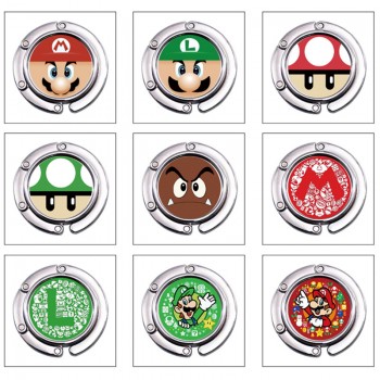 Super Mario anime alloy portable bag hanger hook holder