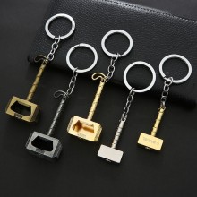 Thor hammer alloy key chain keychains