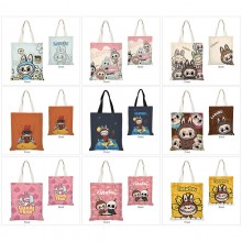 Labubu anime shopping bag handbag