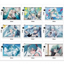 Hatsune Miku anime A4 file folder documents bag