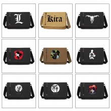 Death Note anime retro canvas messenger crossbody shoulder bags