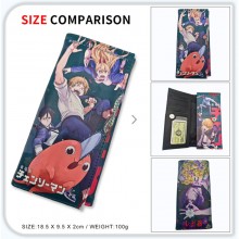 Chainsaw Man anime long wallets card holder purse