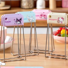 Original Sanrio Melody kitty Cinnamoroll Kuromi Anti-Hot Kitchen Tool Stainless Steel Gripper