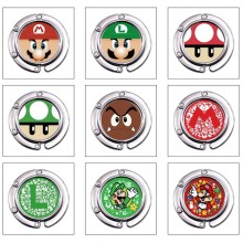 Super Mario anime alloy portable bag hanger hook holder