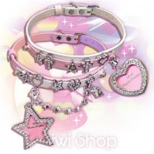 Fashion Pink Crystal Star Chains Chocker Necklaces