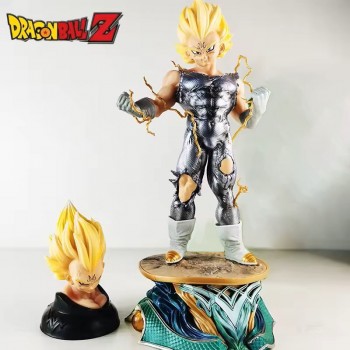 Dragon Ball Majin Vegeta anime figure 2 heads