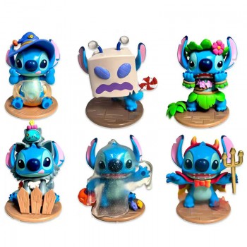 6pcs Stitch anime figures set(OPP bag)