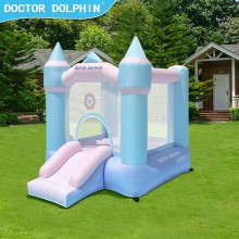 Doctor Dolphin Inflatable Castle Air Bounce Childr...