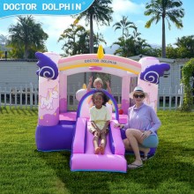 Doctor Dolphin Inflatable Castle Air Bounce Childr...