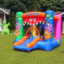 Doctor Dolphin Monster Inflatable Castle Air Bounc...