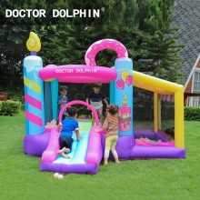 Doctor Dolphin Inflatable Castle Air Bounce Children High Quality Bounce Castle