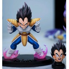 Dragon Ball Yav May Angry Vegetable Man Vegeta anime figure 2 heads