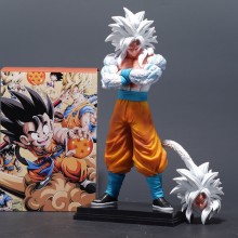 Dragon Ball Super Saiyan five 5 Son Goku anime figure white hair