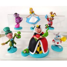 6pcs Alice in Wonderland anime figures set(OPP bag...