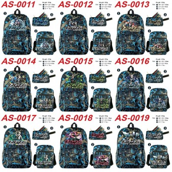 Dangan Ronpa anime shoulder backpack bag pencil case set
