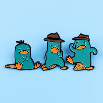 Perry the Platypus anime Alloy Enamel Brooch Pins