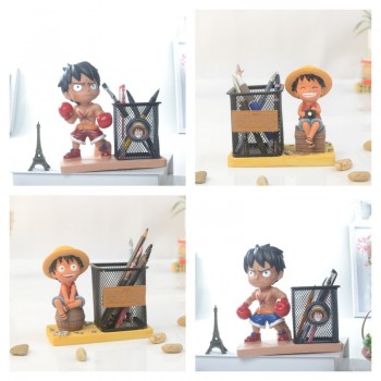 One Piece Luffy Son Goku anime Resin Pen Holder Container