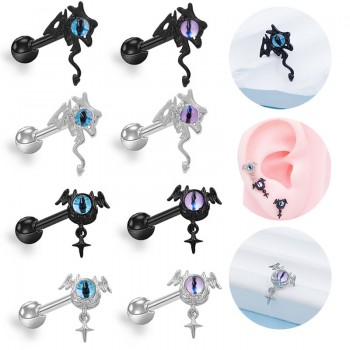 Bat Evil Dangle Eye Earrings(price for 1pcs)