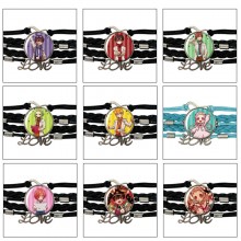 Toilet-bound Hanako-kun braided gemstone bracelet ...