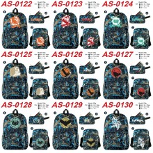 Haikyuu anime shoulder backpack bag pencil case set