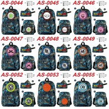 Dragon Ball anime shoulder backpack bag pencil case set