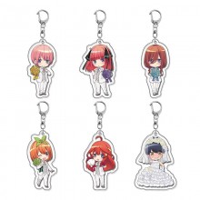 The Quintessential Quintuplets anime acrylic key chains
