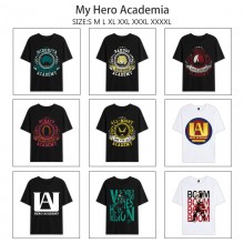 My Hero Academia anime Short Sleeve Cotton T-Shirts