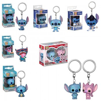 Funko POP stitch figure doll key chain
