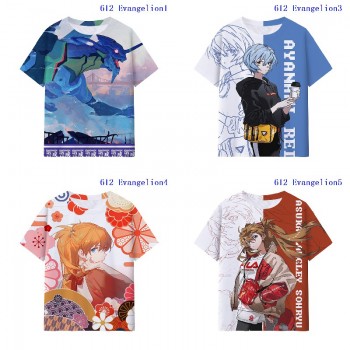 EVA anime milk silk fabric t-shirt t shirts