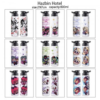 Hazbin Hotel anime sports aluminum alloy bottle kettle mug