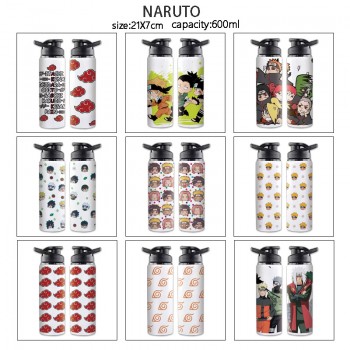 Naruto anime sports aluminum alloy bottle kettle mug