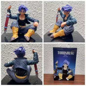 Dragon Ball Trunks sitting anime figure