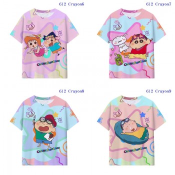 Crayon Shin-chan anime milk silk fabric t-shirt t shirts