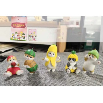 Cute Cat anime figures set(5pcs a set)