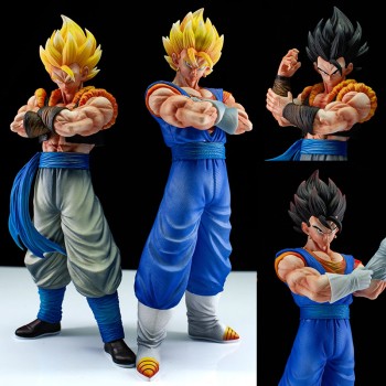 Dragon Ball VF Super Saiyan Vegetto Gogeta anime figure 2 heads