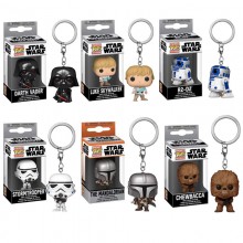 FUNKO POP Star Wars anime figure doll key chain