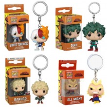 Funko pop My Hero Academia figure doll key chain