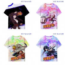 Naruto anime milk silk fabric t-shirt t shirts