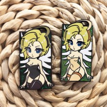 OverWatch Angel game Alloy Enamel Badges Brooch Pi...